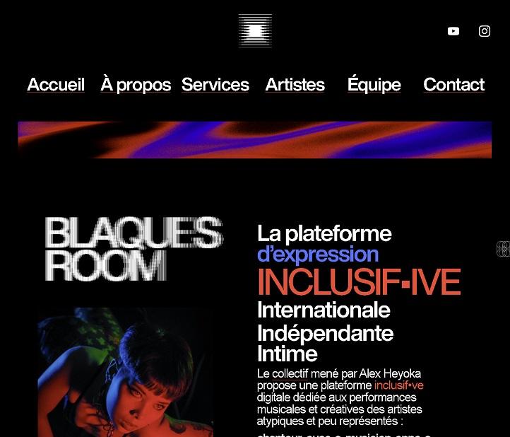 BLAQUES ROOM, studio de performances inclusives, Paris
